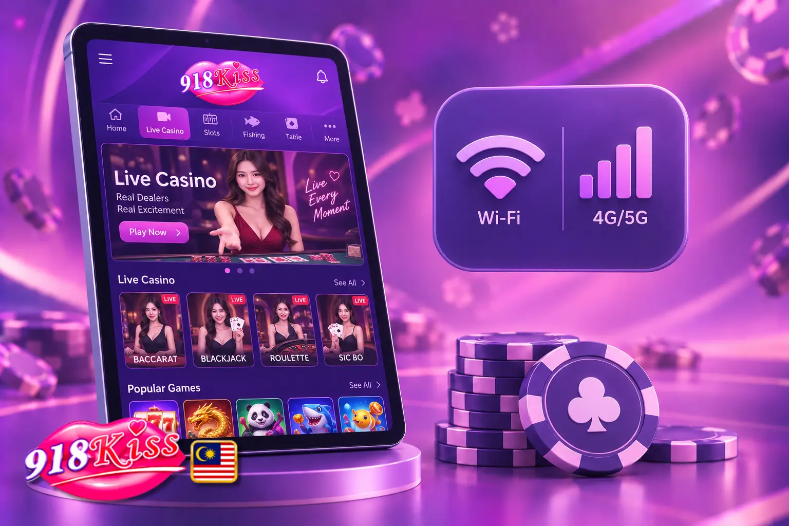 918Kiss account access on a new mobile device